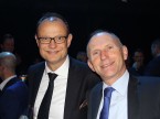 Giorgio Feitknecht, CEO der ESA, und Auto-Schweiz-Direktor Andreas Burgener.